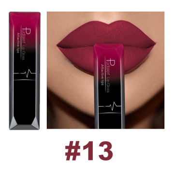 Lila Lippenstift-Röhrchen Kleines MOQ 50pcs flüssigen Lippenstift